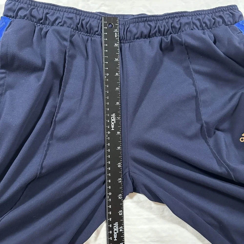 Adidas Sweat Pants The Stripe Logo Elastic Waist Navy‎ Joggers Men's Large
